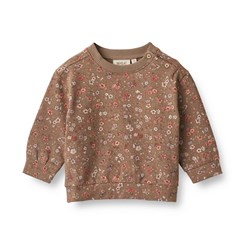 Wheat sweatshirt Lia - Cocoa brown meadow